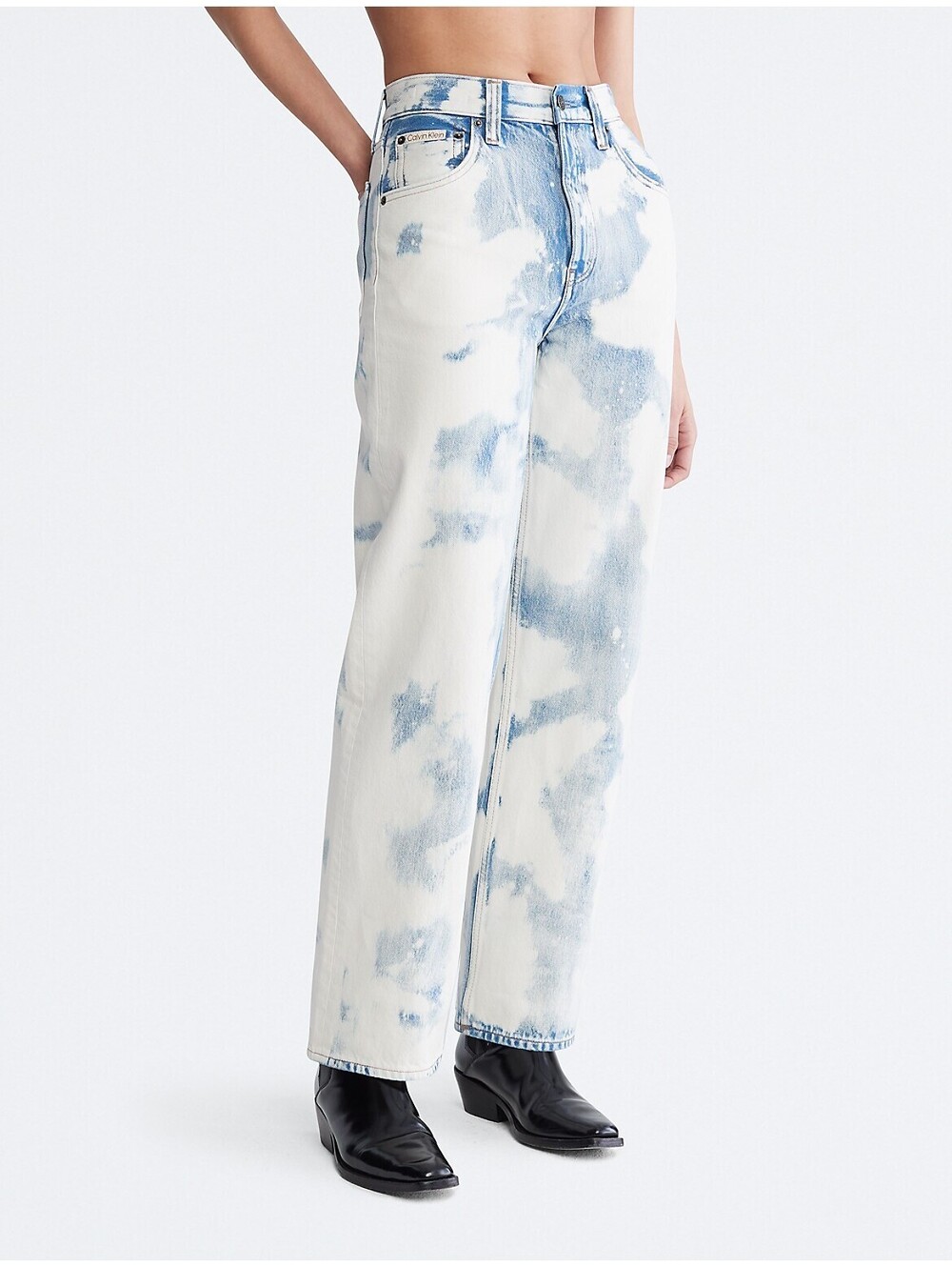 Calvin Klein Original Ultra High Straight Jeans - Blue - 26